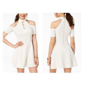 ♨️ Material Girl Cold Shoulder Dress